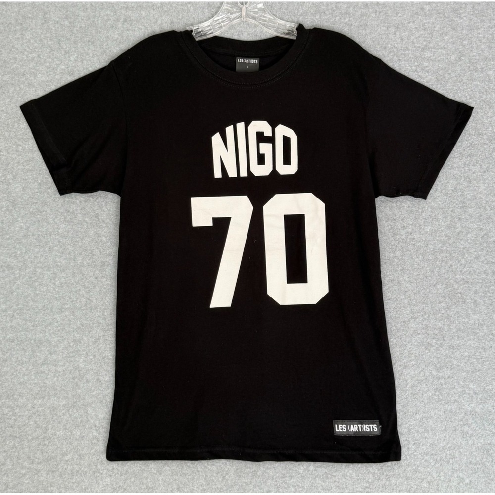 Les (Art)ists T-Shirt Mens Small Black Nigo 70 Graphic Crew Neck Streetwear Tee